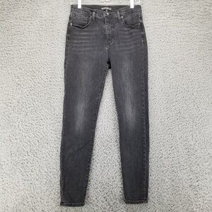 J. Crew Jeans Womens 28 Mercantile Black Stretch Denim Skinny